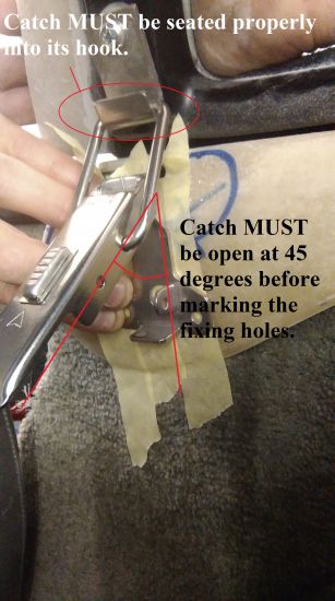 Ensure correct angles before marking fixing points